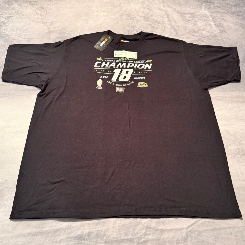 Kyle Busch stock car racing shirt #18 men's size 3X 2015‎ NWT